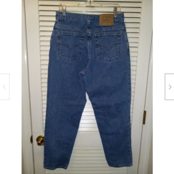 Levi's Denim - Vintage 550 Levi's Women's Size 14 Reg S High Waist USA Made Jeans Relaxed Taper